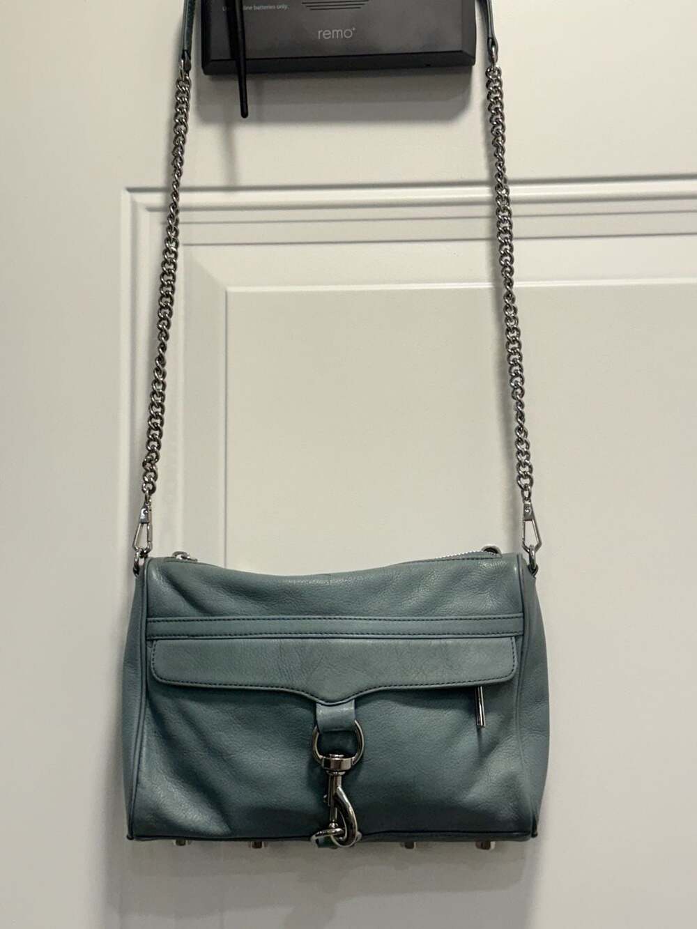 Rebecca Minkoff Crossbody Bag Size 11.5x9 Blue Leather Handbag